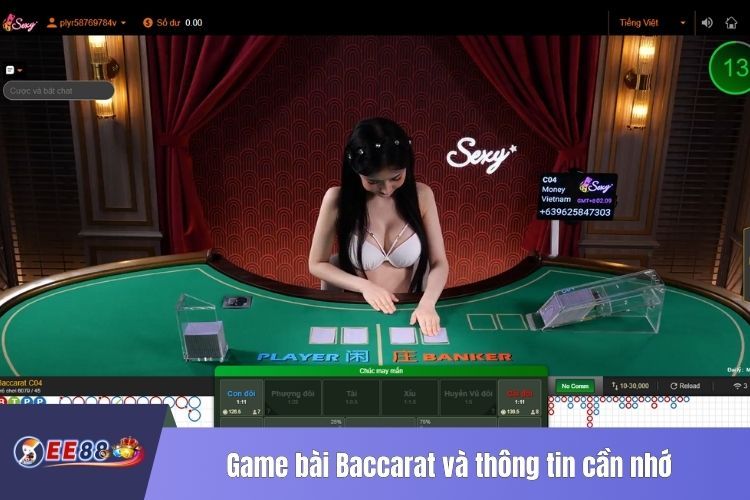 Game bài Baccarat và thông tin cần nhớ